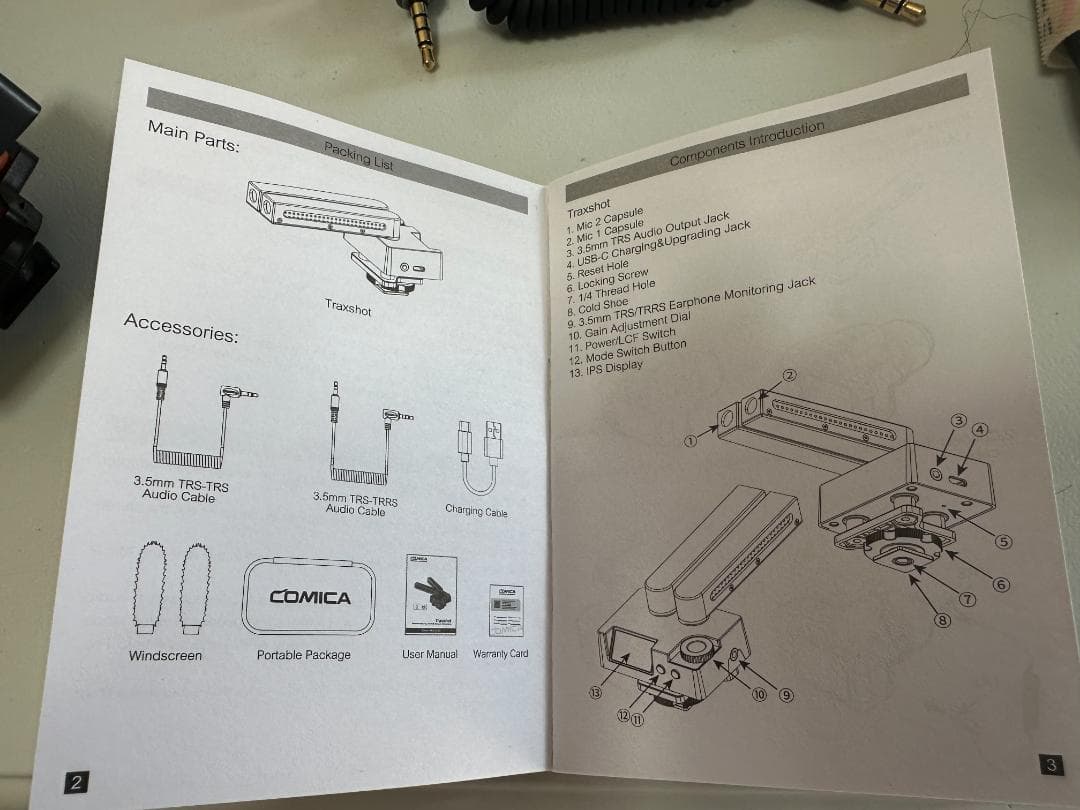 Comica Traxshot ショットガンマイク 外付けマイク