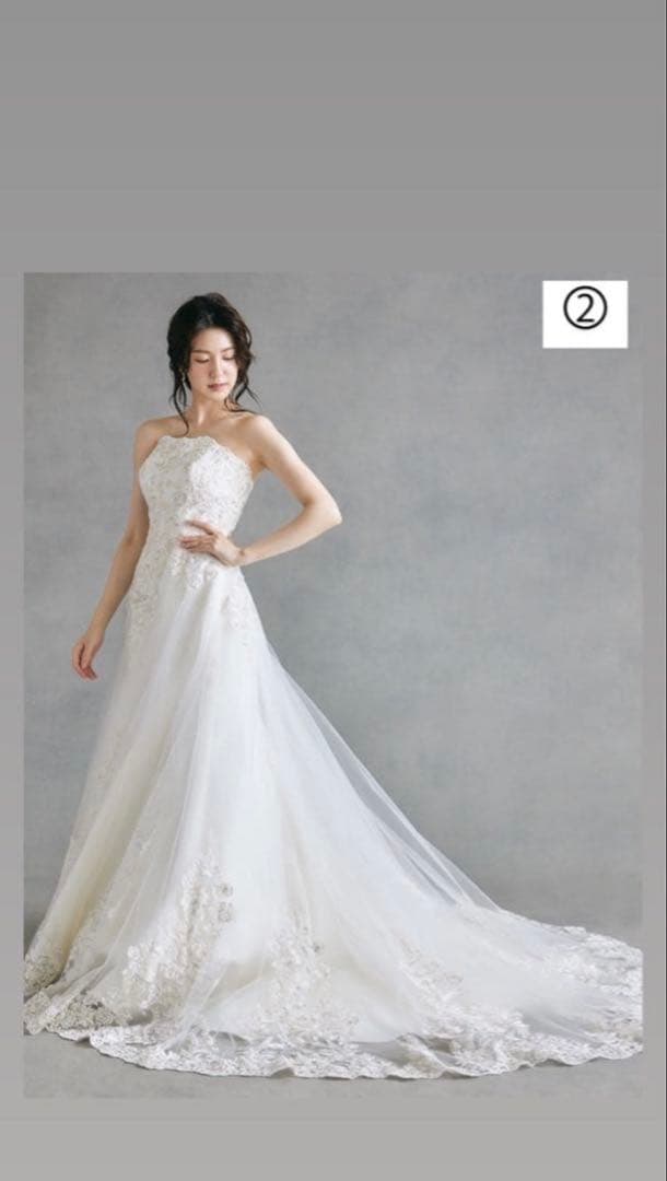 【期間限定値下げ】チュノアウェディング　ウェディングドレス（6点セット）