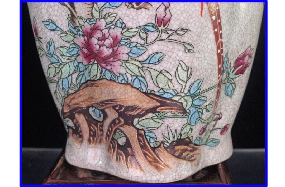 中国清時代の花瓶　置物激安骨董品 古美術 DE1041B21-6