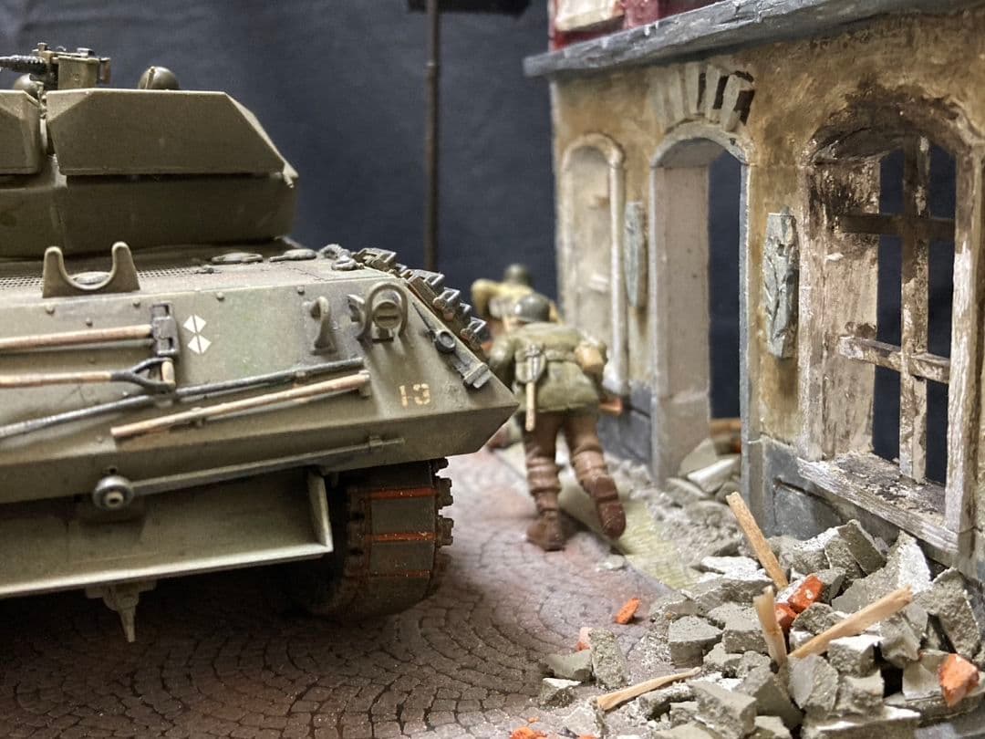 米軍駆逐戦車 M10 ミリタリー ジオラマ m10 駆逐 戦車