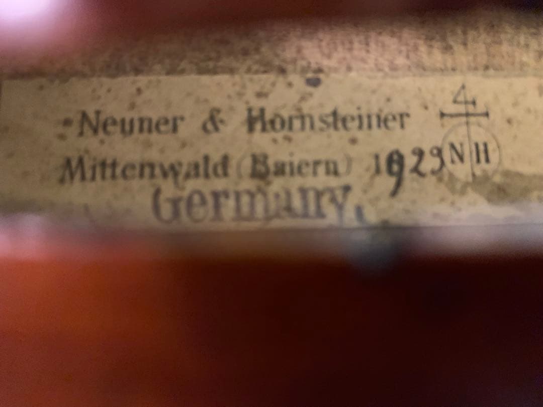 モダン　ドイツ　4/4 バイオリン　Neuner & Hornsteiner