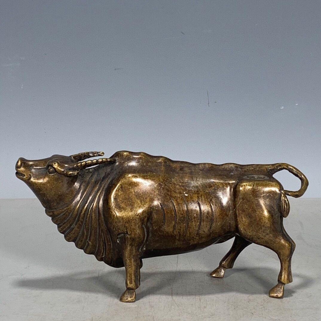 五福銅牛 開運 風水 招財 置物 銅製品 工芸品