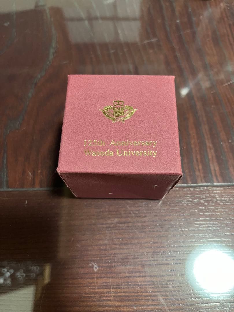 希少】早稲田大学 125周年 記念タイル