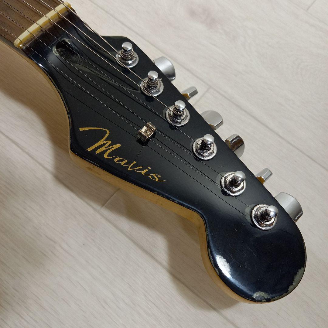 MAVIS ストラトキャスター ブラック 黒 メイビス エレキギター - メルカリ