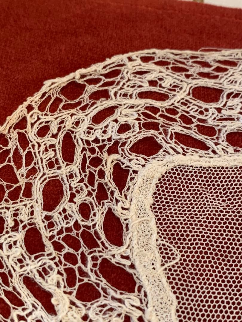 フランスアンティーク 1890年〜デンマーク衣装ミュージアム級の手織り