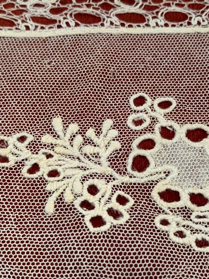 フランスアンティーク 1890年〜デンマーク衣装ミュージアム級の手織り