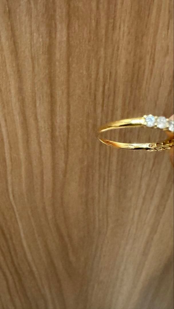 り*い様 ハーフエタニティリング　指輪　K18　D0.50ct　1.2g　10号