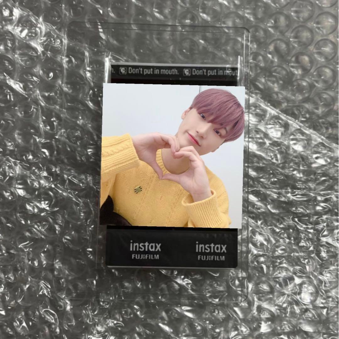 ATEEZ サン 直筆サイン ポラロイド ポラ チェキ E101420981 - K-POP