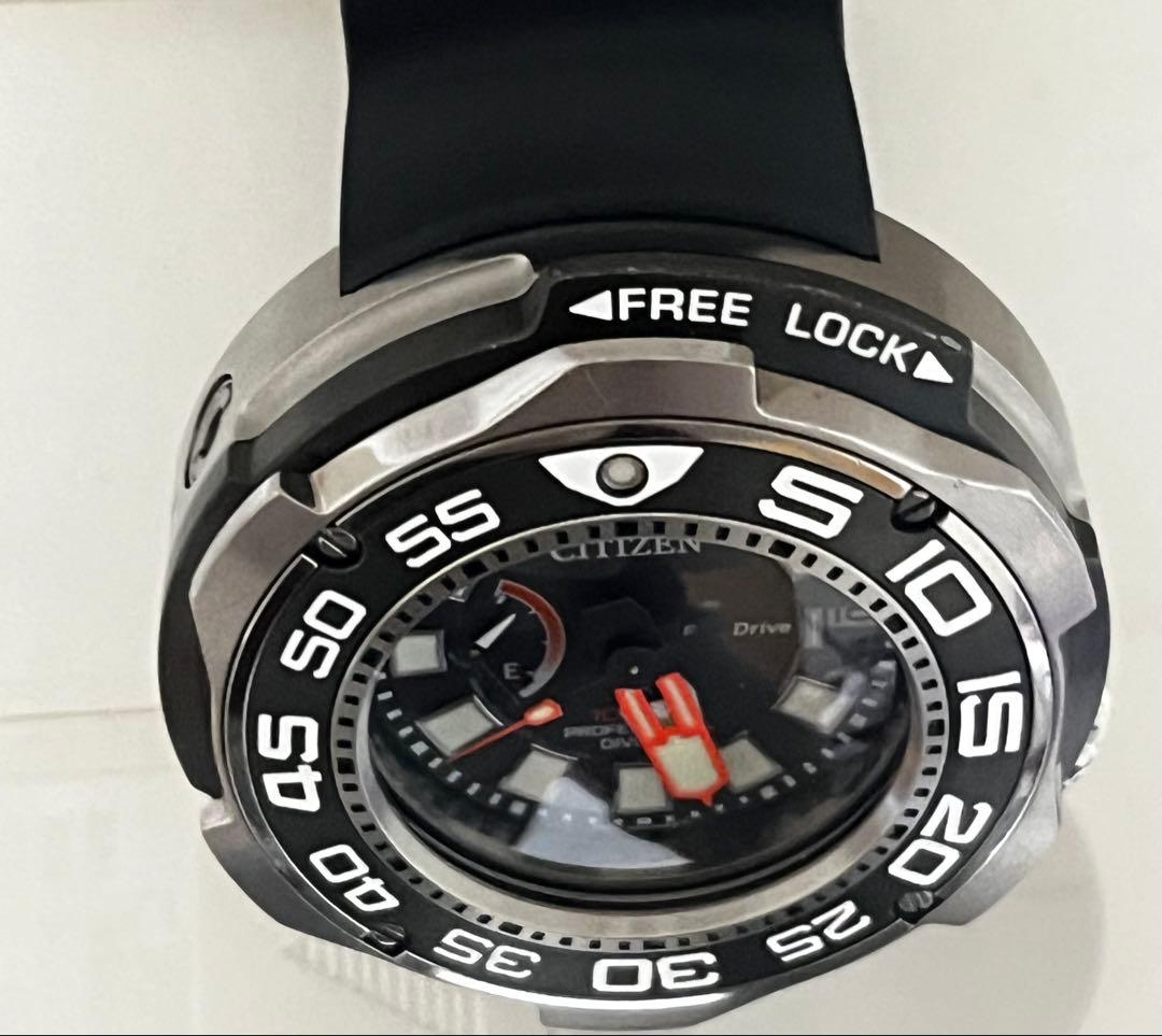 【美品】CITIZEN／PROMASTERプロフェッショナルダイバー1000m