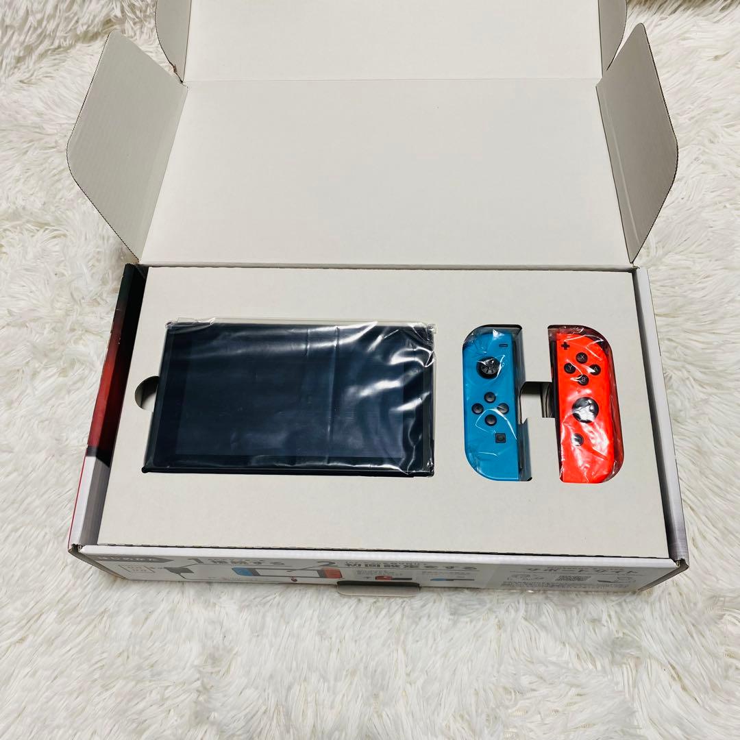 Nintendo Switch 付属品完備ブルー/レッド 初期型SD＋ケース付き