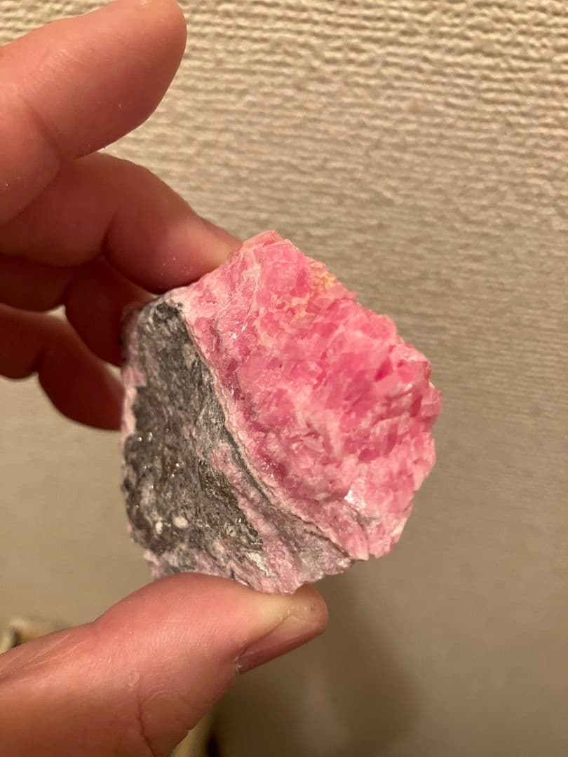 高品質‼️結晶パキパキ‼️ 北海道稲倉石鉱山産 ロードクロサイト原石