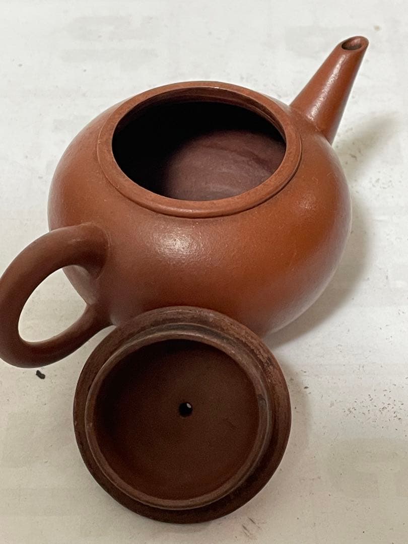 急須　紫砂　朱泥　中国宜興　古美術