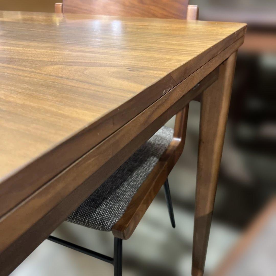 【unico】◇TRITOシリーズ◆ダイニングセット◇拡張天板◆