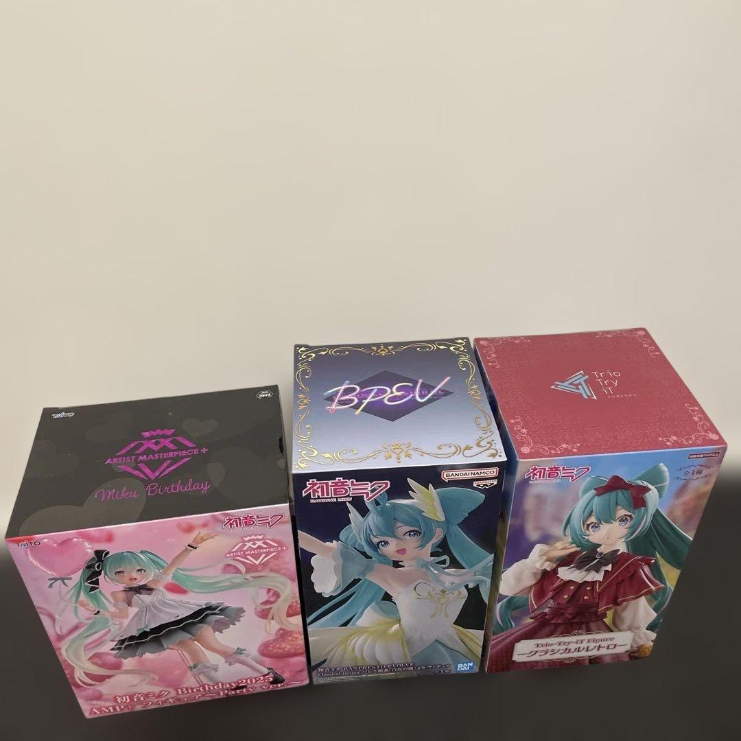 初音ミク　フィギュア　プライズ　セット