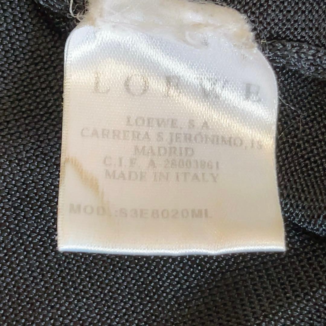 有能女子必須✨【LOEWE】ロエベ　シースルータンクトップビスコースブラックS