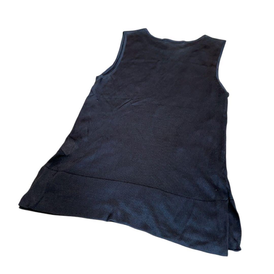 有能女子必須✨【LOEWE】ロエベ　シースルータンクトップビスコースブラックS