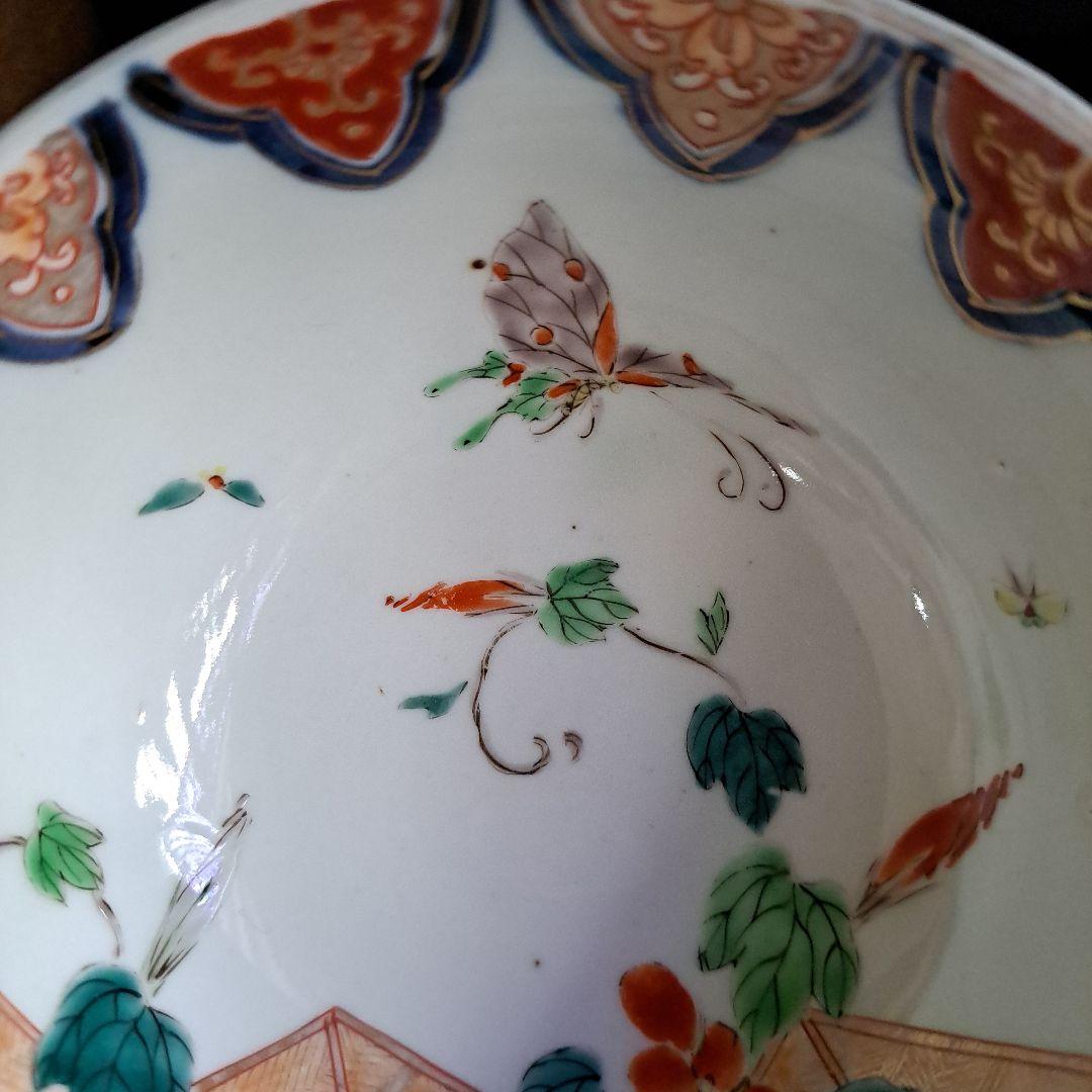 十四代　柿右衛門　赤絵金彩　鉢　極上　朝顔図　角渦福