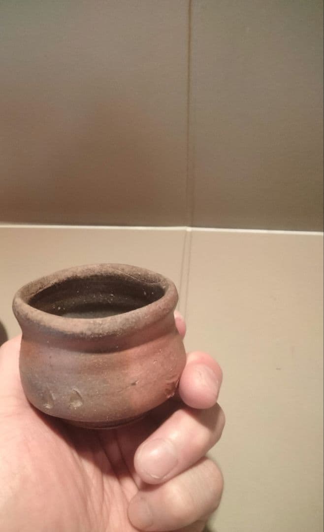 備前焼　的野求　徳利　ぐい呑み