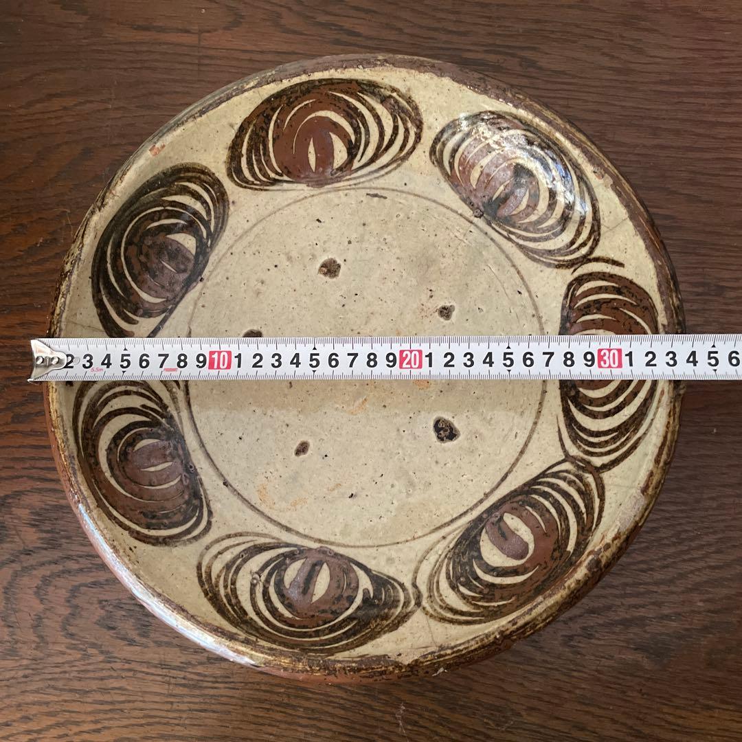 瀬戸　馬の目皿　大皿