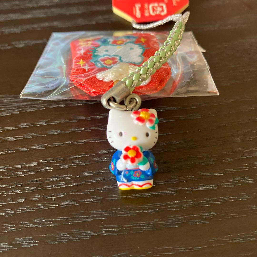 【未使用】ご当地キティ長崎限定ストラップ 根付け　玉之浦バージョン　レア