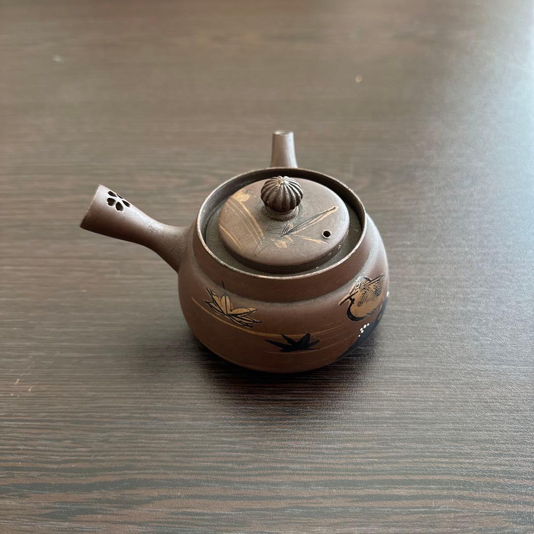 急須　ミニ急須　萬古焼　時代物