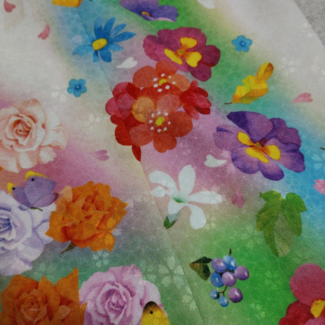 七五三 7歳 永田萌 Moe ブランド 着物 作り帯 バッグ 草履 小物セット