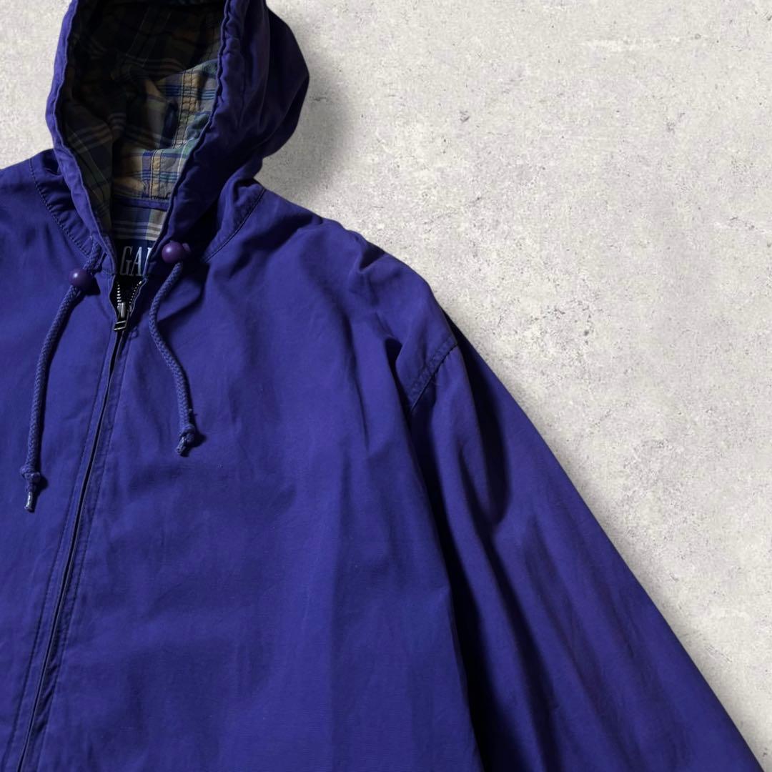 ほん古着90s OLD GAPオールドギャップフルジップパーカー紫パープル