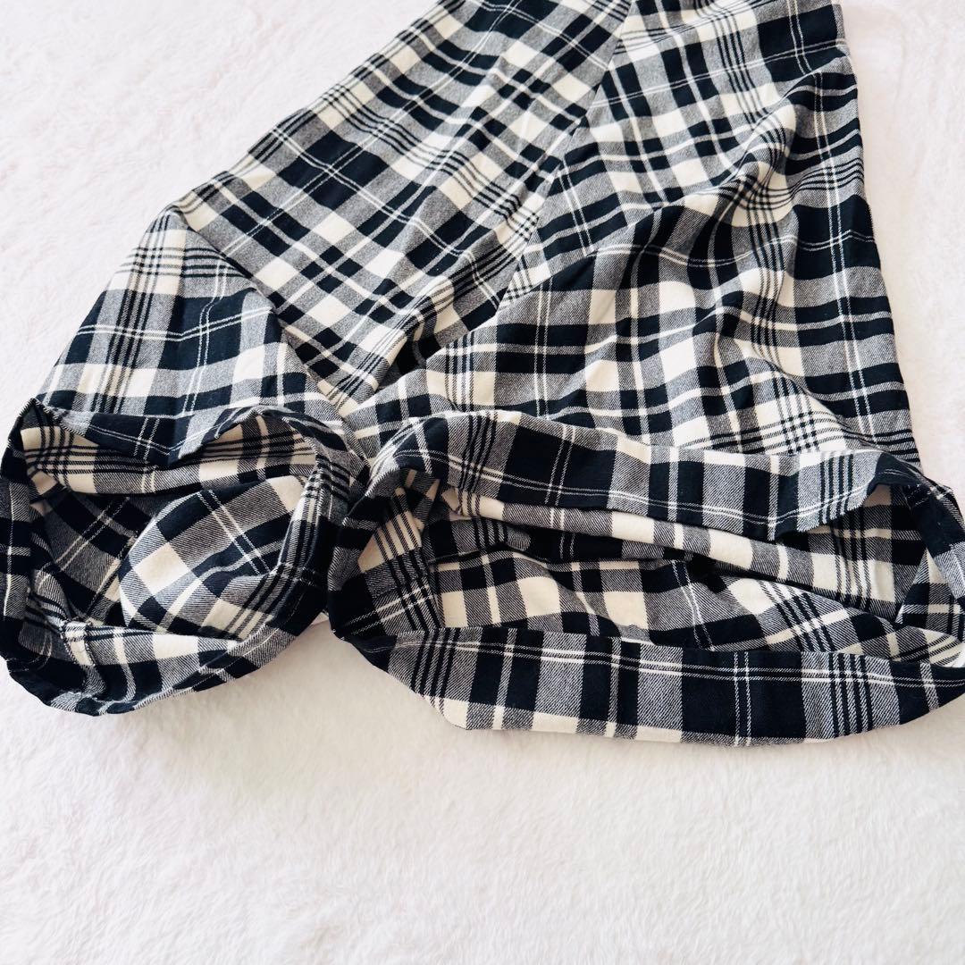 美品✨ ヨウジヤマモト 変形 サルエルパンツ ワイド チェック ラメ 2 ウール