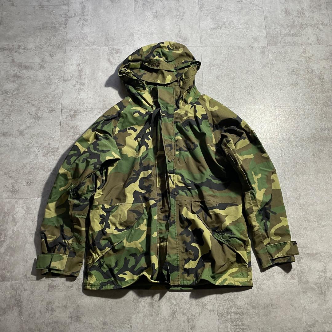 80s アメリカ軍 実物 ECWCS Gen1ウッドランドカモ L-L 米軍実物 US