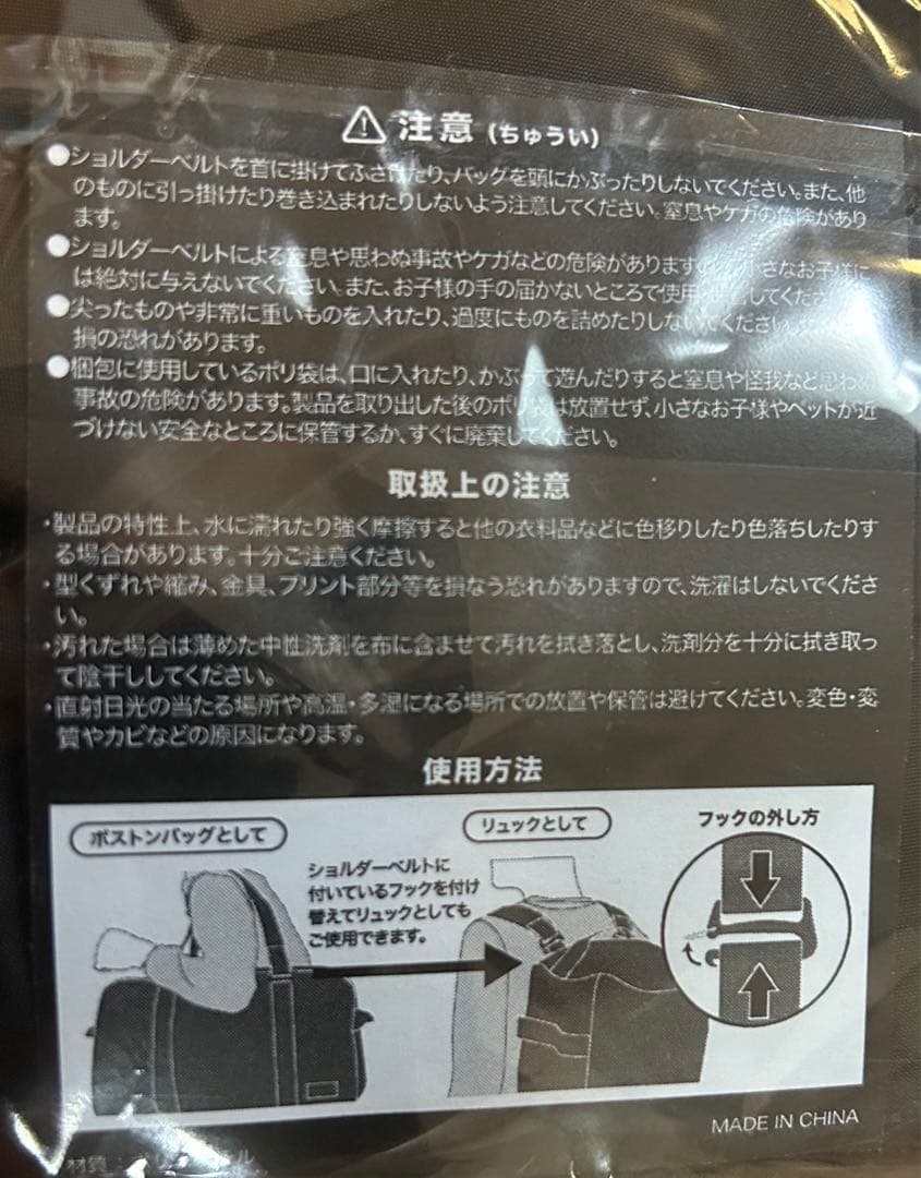 HYDE SNOW MONSTER HOTEL 2025 苗場参加者特典 バッグ