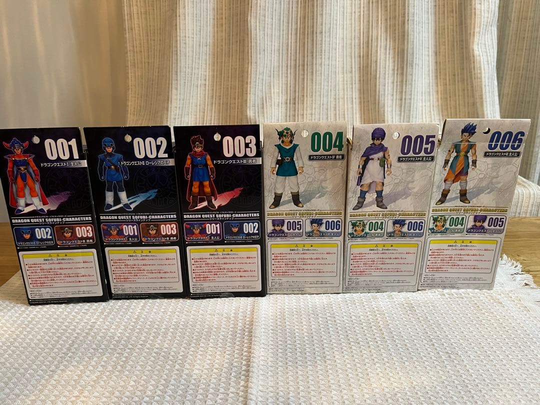 ドラゴンクエスト Ⅰ Ⅱ Ⅲ Ⅳ Ⅴ Ⅵ ソフビキャラクターズ　主人公　勇者