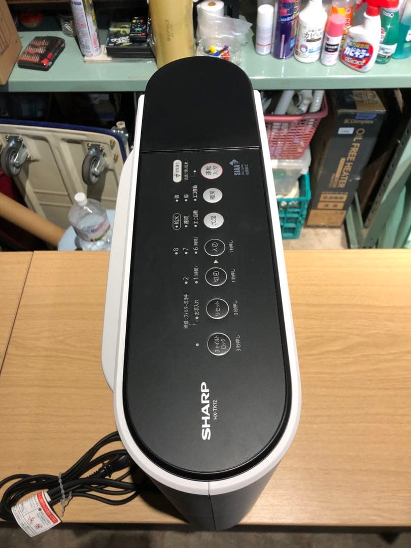極美品SHARP 加湿セラミックファンヒーター 2024年製 HX-TK12-W - メルカリ