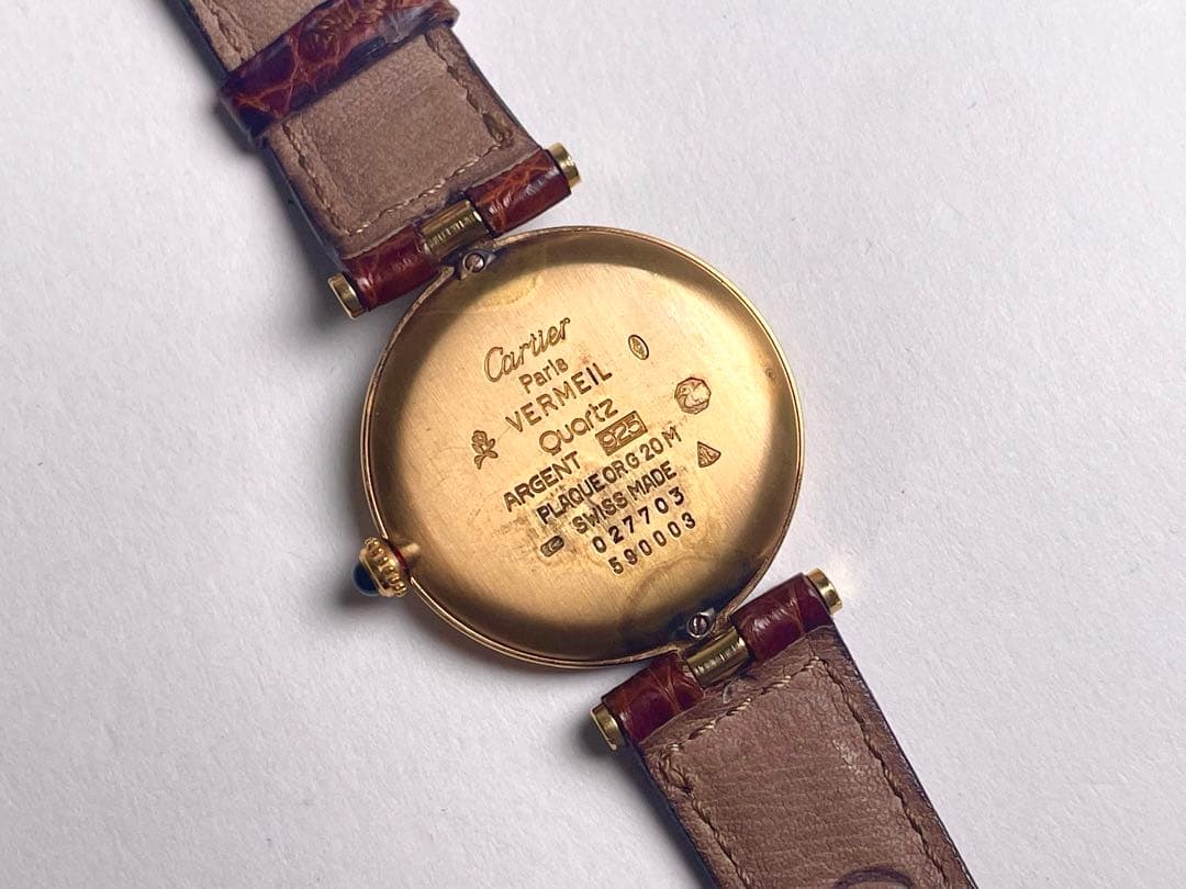 Cartier カルティエ マスト ヴァンドーム ヴェルメイユ 30mm 時計