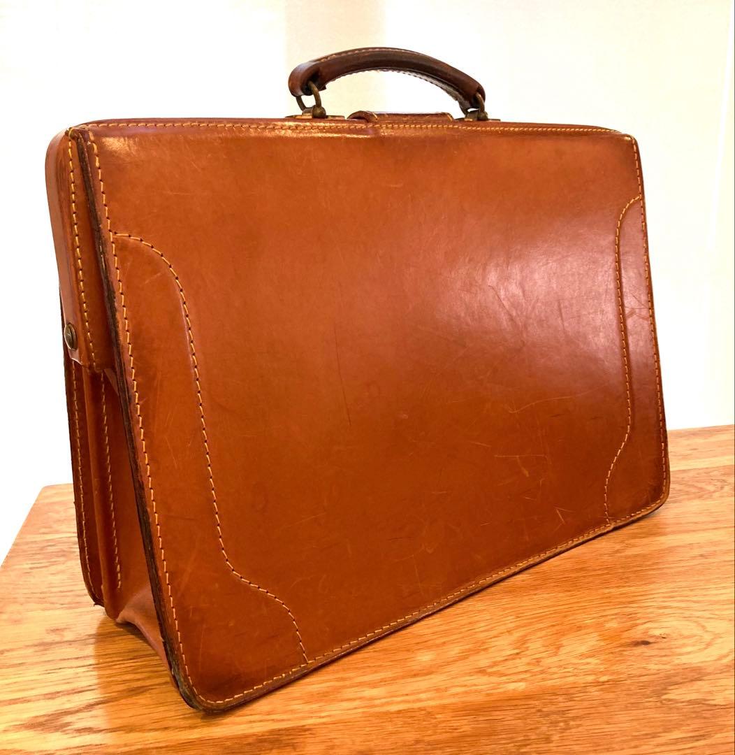 【希少】 鍵付きPAPWORTH パップワース 本革 ダレスバッグ