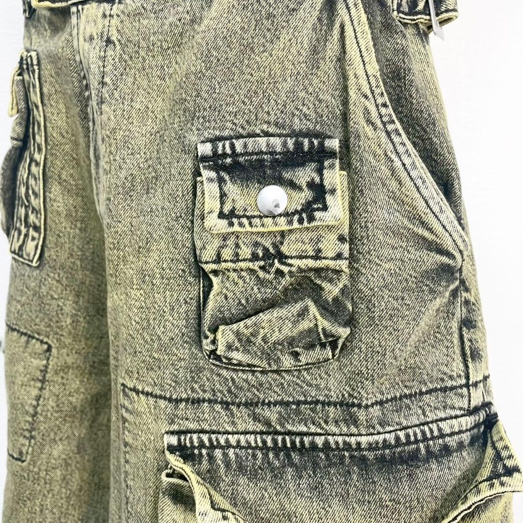 y2k❤️ DIESEL マルチポケット カーゴ ハーフパンツ