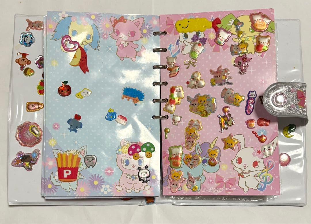 【完成品】★希少 レア時物★ジュエルペット シール帳 バインダー付き 平成女児
