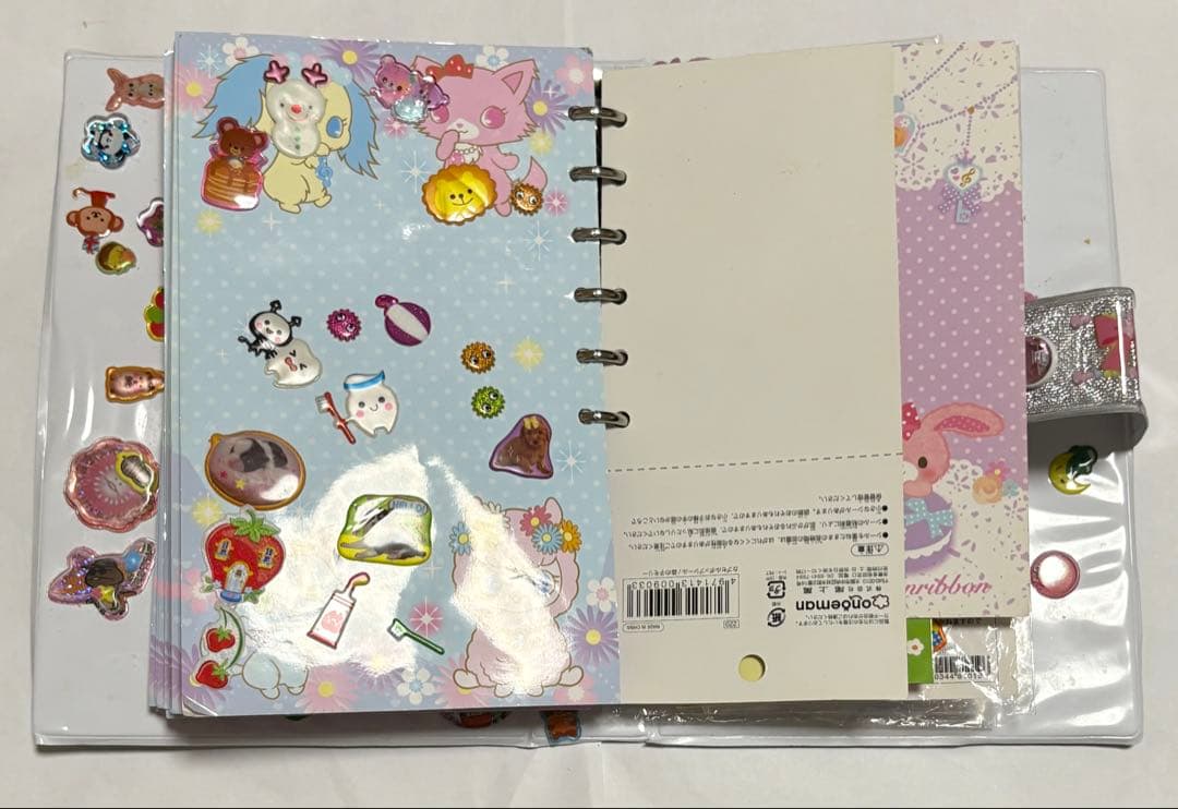 【完成品】★希少 レア時物★ジュエルペット シール帳 バインダー付き 平成女児