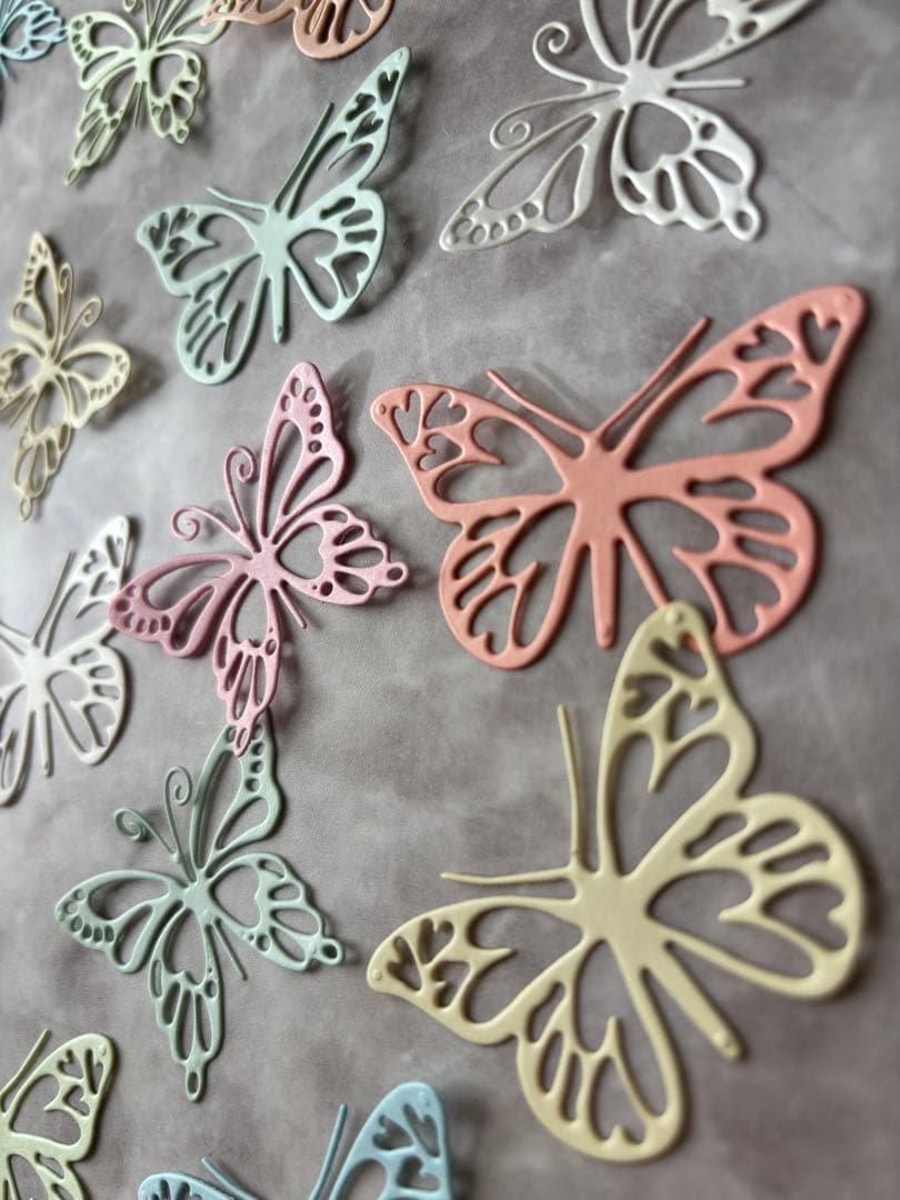 ちょうちょ 2種 20枚 蝶 バタフライ アルバム 手作り クラフトパンチ