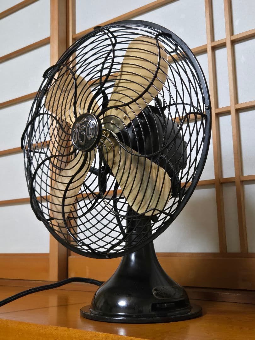 芝浦扇風機C-7032型(睡蓮)昭和レトロアンティーク