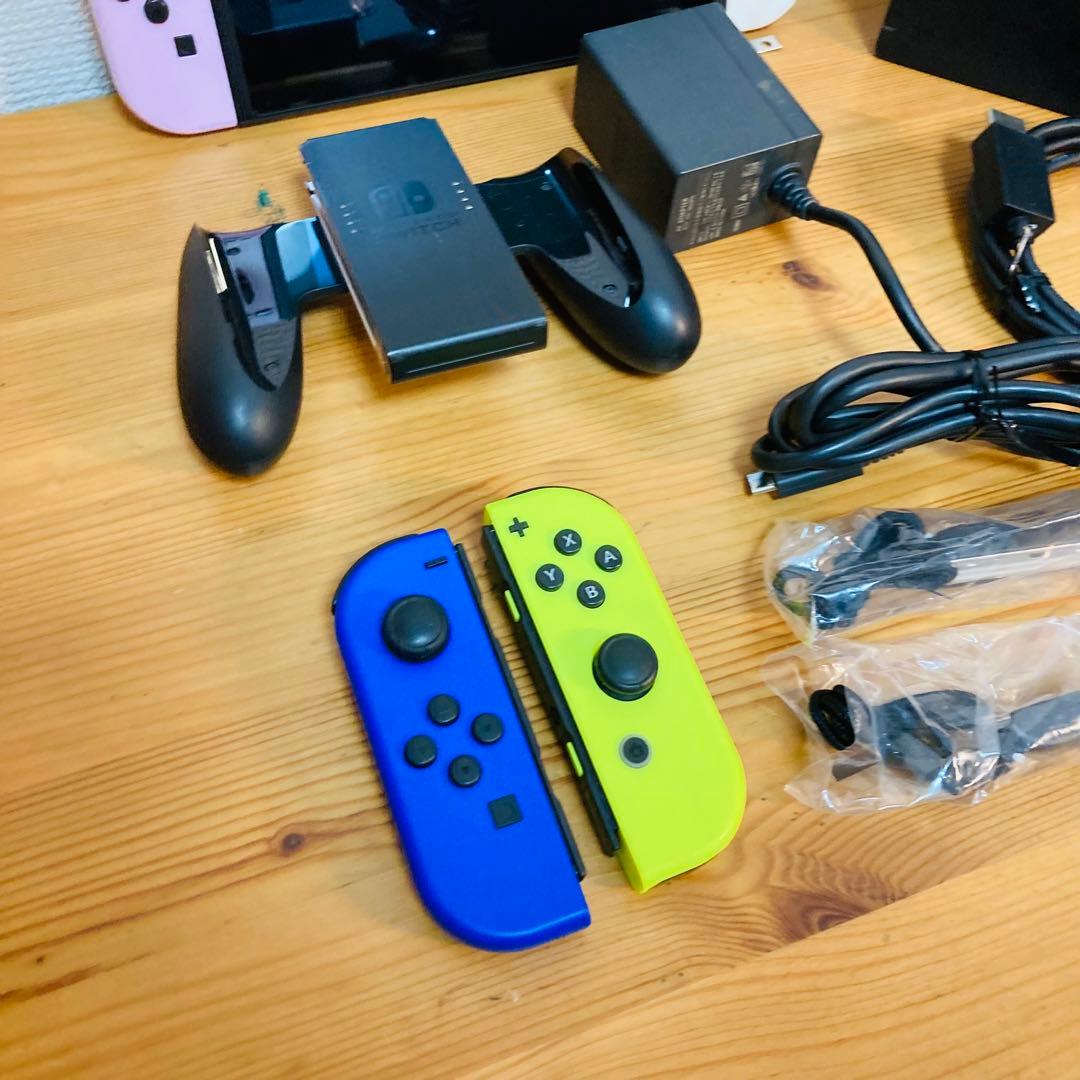 【即日発送可】画面美品　Nintendo Switch 本体 ジョイコン×4本