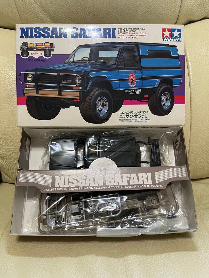 35年前絶版 小鹿タミヤ ミニ四駆 ニッサンサファリ 模型・プラモデル