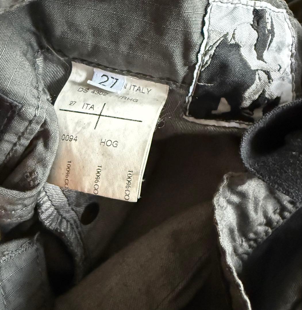 パンツ RICK OWENS DRKSHDW ARMY SARROUEL