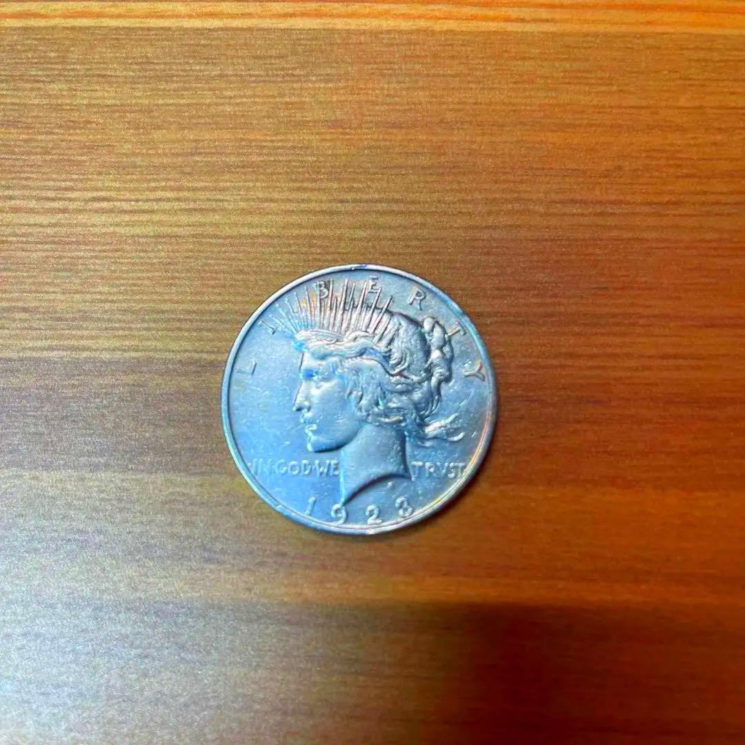 アメリカ1ドル（1923年）・ブラジル5ミル（1936年） アメリカ ピース