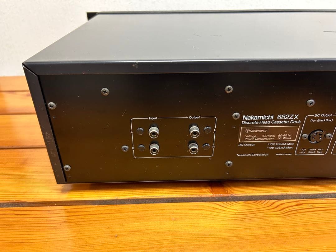 ナカミチ カセットデッキ 682ZX 取説付き ジャンク 682ZX Nakamichi