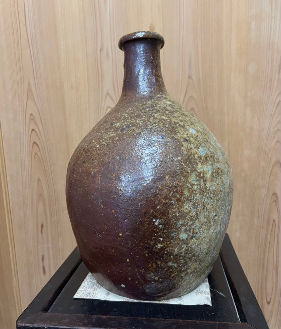 古常滑　古備前　古信楽　自然釉見事な古壺　灰被り垂れ名品　値下げ