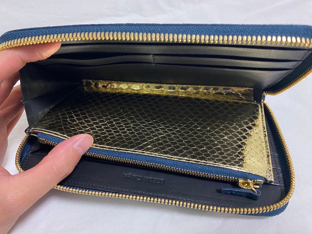 【Broken Angel】池田工芸　長財布　トゥルーブルー