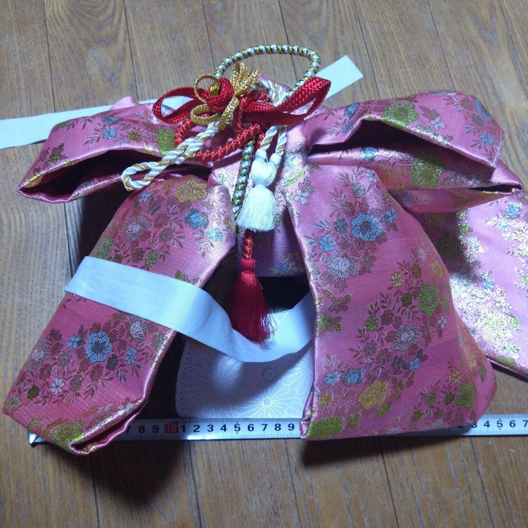 七五三★帯.バッグ.草履.筥迫.ピンク花柄