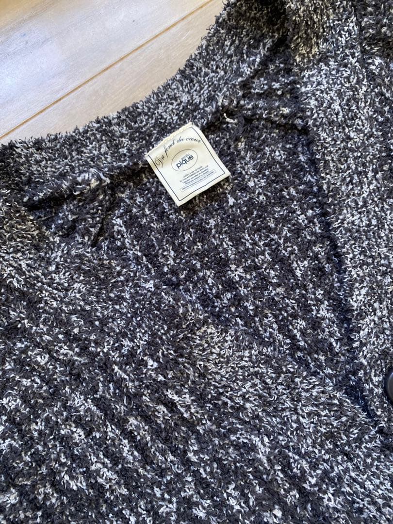 美品　ジェラートピケ　ニット　セットアップ　グレー　ネイビー