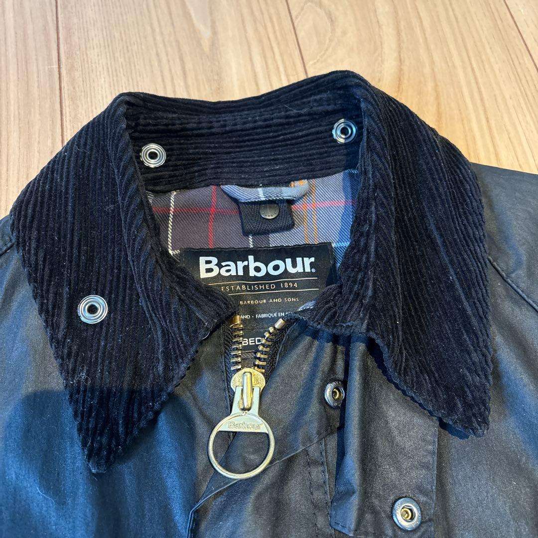 24年製 バブアー ビデイル 38 ブラック オイルドジャケット