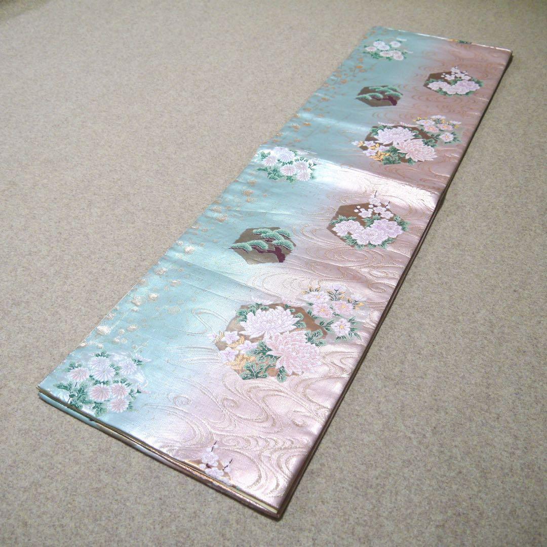 必見！早い者勝ち！！ 正絹 中古 西陣織 仕立て上がり袋帯 ☆531